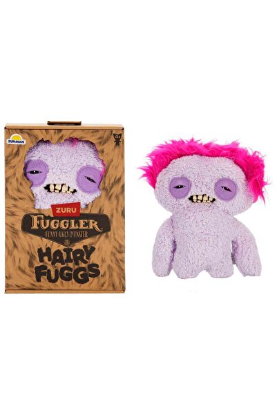 Sunman Fuggler Hairy Fuggs Peluş S1 - 6-Mor Squidge