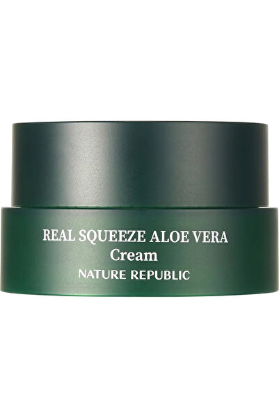 Nature Republic Real Squeeze Aloe Vera Cream Crema de fata intens hidratanta 55 ml