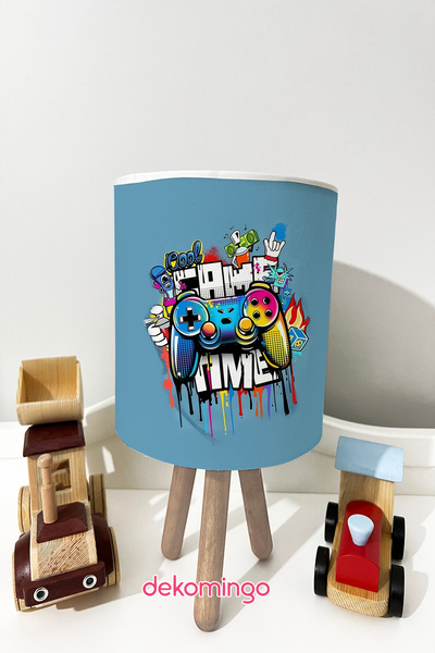 dekomingo Game Time Patterned Lamp Shade
