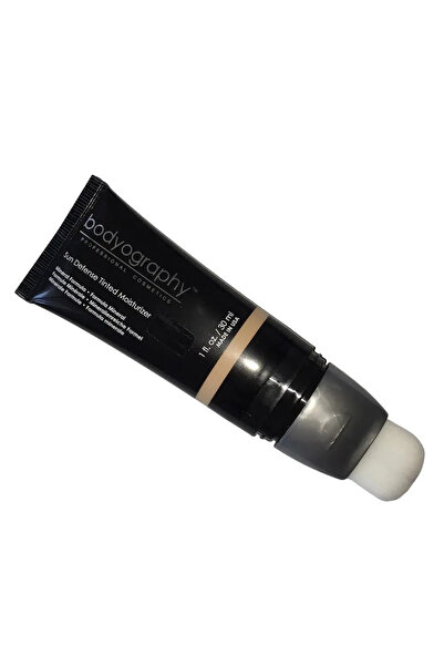 Bodyography Tinted Moisturizer Cream Face Tint with Sun Protection Dark