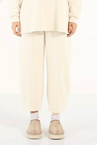 My City 5293 - 3 İplik Ş Fleece-Lined Comfortable Loose Women's Sweatpants