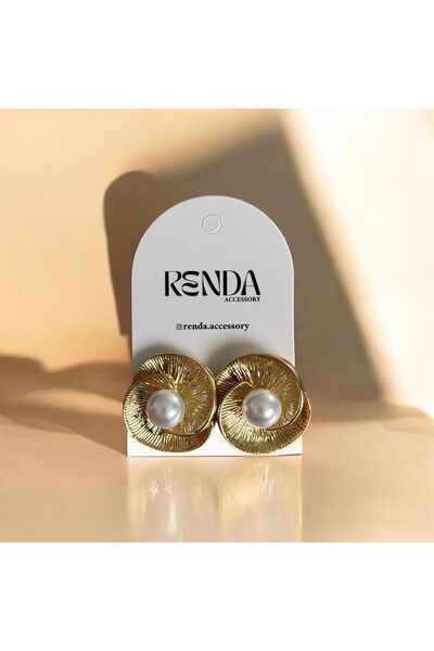 RENDA ACCESSORY İnci Kabuğu Küpe