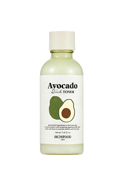 SKINFOOD Avocado Rich Toner Toner de fata intens hidratant 160 ml