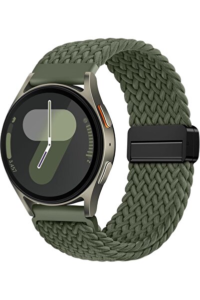 Upeak Magnetic Braided Nylon Strap Compatible with Samsung Galaxy Watch (20mm)