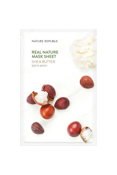 Nature Republic Real Nature Shea Butter Mask Sheet Anti-wrinkle face mask 23 gr
