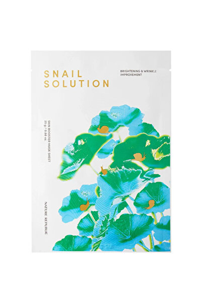 Nature Republic Snail Solution Skin Booster Mask Sheet Masca de fata 25 gr