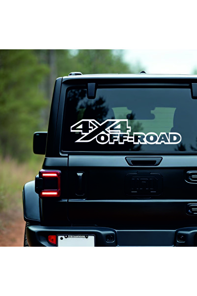 StickITsibiu 4x4 V1 – 4×4 Off-Road Car Stickers – Dimensions 35x7.8 cm.