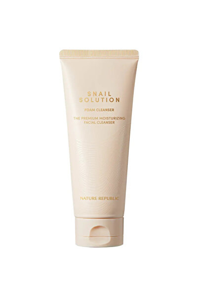 Nature Republic Snail Solution Foam Cleanser Moisturizing cleansing foam with snail extract 150 ml
