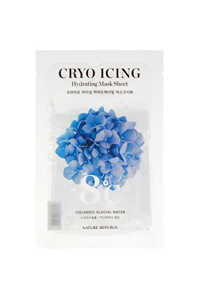 Nature Republic Cryo Icing Hydrating Mask Sheet Hydrating face mask with soothing effect 27 ml