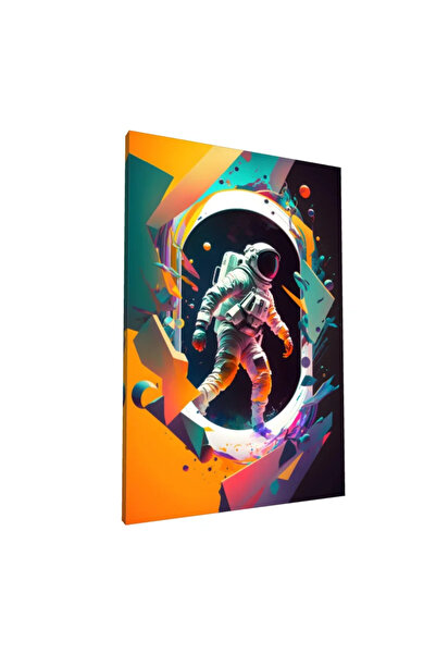 PozaTablou Pictură pe pânză: Astronautul într-o călătorie cosmică 70x100 cm