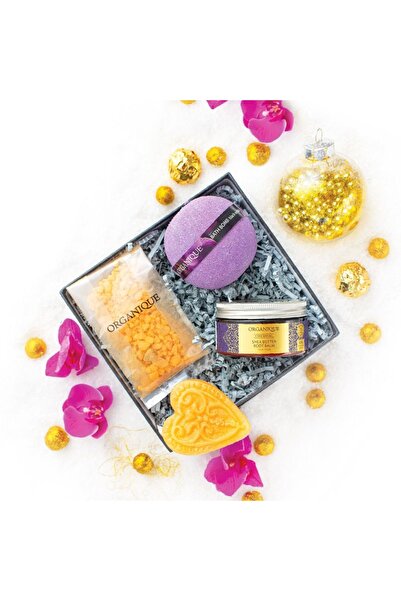 Organique Cosmetics Set Royal Orchid, bile de baie, sapun, balsam corp, sare ...