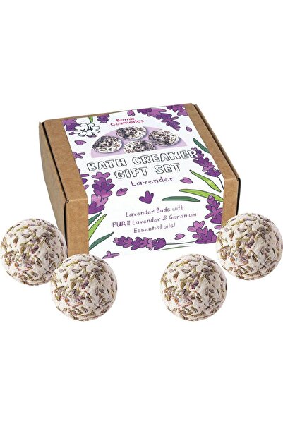 Bomb Cosmetics Set cadou Lavender Bath Creamer 4 produse,
