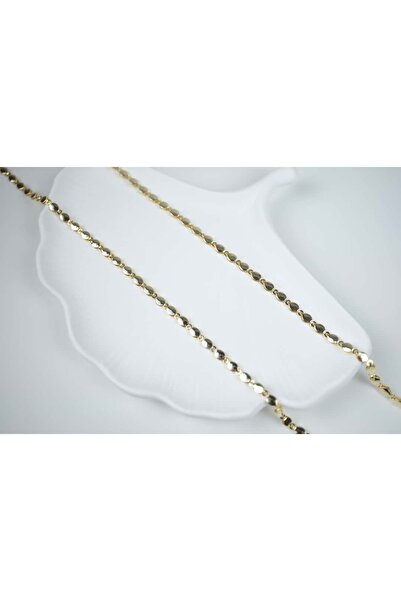 ATELİER TUĞBA KOL009 VIP 14 K ARPA ZİNCİR KOLYE - 90 cm + 5 cm UZATMA