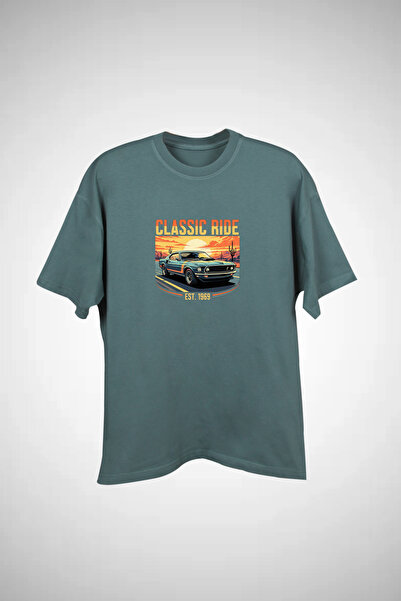 California ST 100% Cotton Custom Design Ford Mustang Printed Men's Oversized ...