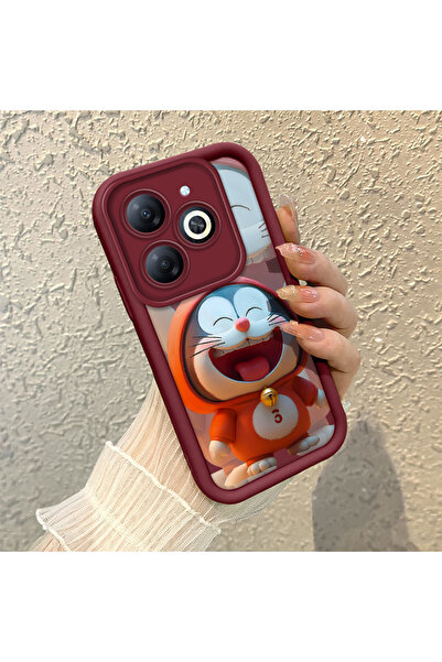 Hontinga حافظة هاتف من السيليكون الناعم متوافقة مع Tecno Spark Go 2024، مضادة...