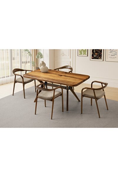 Kone Haus Modern Masa ve Sandalye Takımı MTK3460