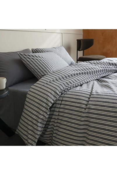 OPAQ Slate Line Single Fitted Sheet + Pillowcase