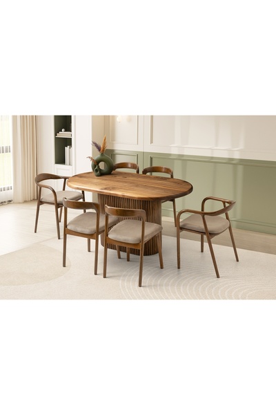 Kone Haus Modern Masa ve Sandalye Takımı MTK3461