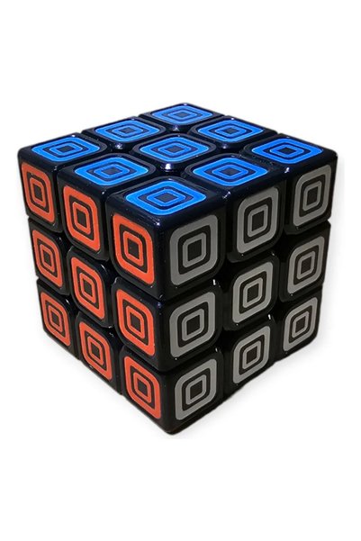 craftivio Professional 3X3 Speed Cube - Special Textured Black Speed Cube - Mind and Logic Game