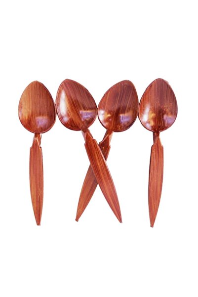 BÜYÜTEÇ KINA EVİ Uzun Saplı Oyun Kaşığı 8 Adet, Gösteri Düğün Kına Gecesi Halk Oyunları Plastik Tahta Kaşık