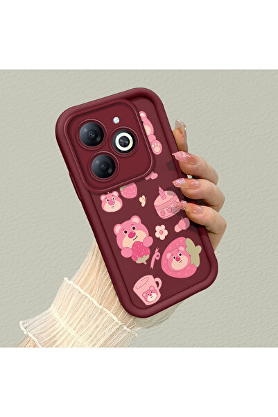 Hontinga حافظة هاتف من السيليكون الناعم مضادة للسقوط لهاتف Tecno Spark Go 202...