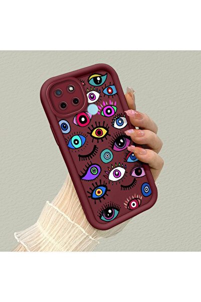 Hontinga حافظة هاتف من السيليكون الناعم مضادة للسقوط ومتوافقة مع Realme C21Y/...