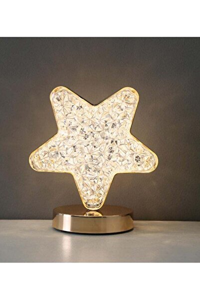 Toybox Ramadan Table Lamp Star LED Night Light Golden
