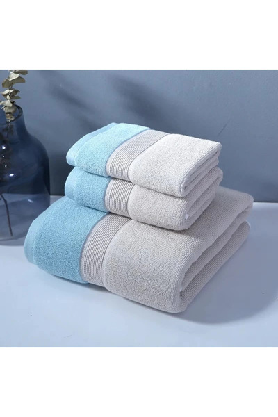 1way Soft and fast-absorbing bath towels