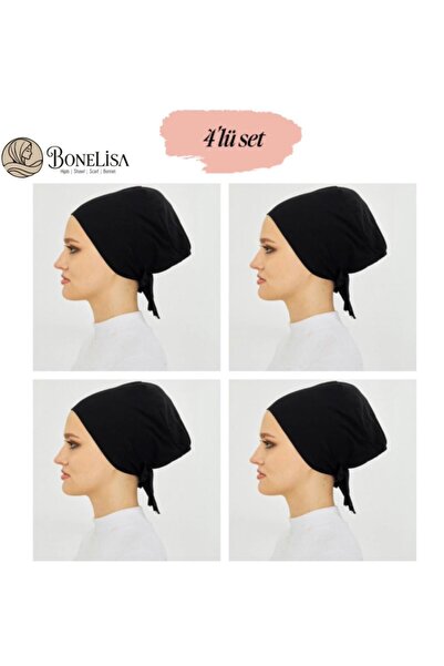 Bonelisa Seamless 4-Pack of Bonnets