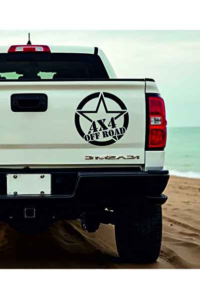 StickITsibiu 4X4 Off Road Star – 4×4 Off-Road Car Sticker – Dimensions 45x45cm.