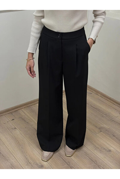BEİAZ Sentez Palazzo Geniş Paça Pantolon