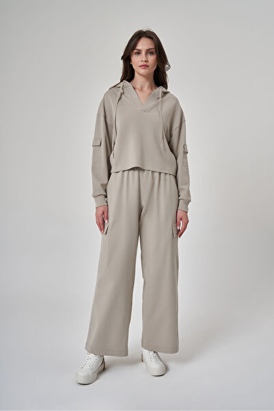 Exuma بلوزة رياضية نسائية بغطاء للرأس 1529132