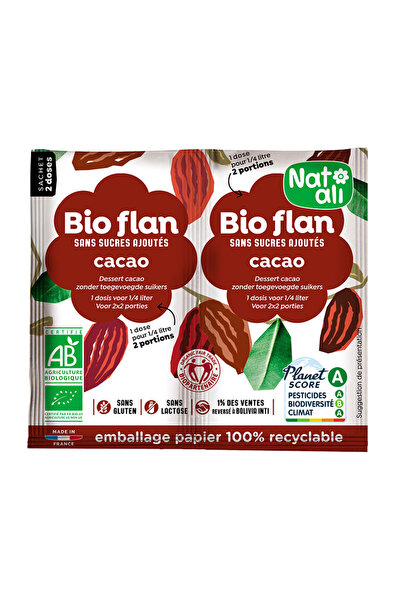 Natali Πουτίγκα κακάο, βιολογική, 2x 5,5g, Nat-ali