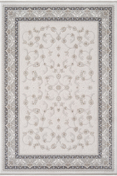 Koza Halı Koza Hayad Mirage Krem Mavi Halı Kilim Salon Oturma Odası Yatak Oda...