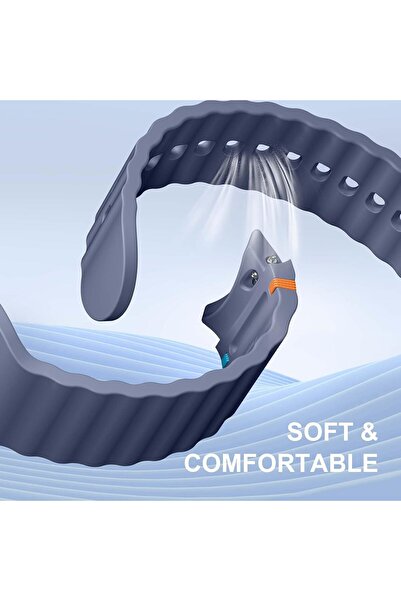 Upeak Sport Strap Compatible with Samsung Galaxy Watch 7/6/5/4 40/44mm - 20mm Soft Silicone Band