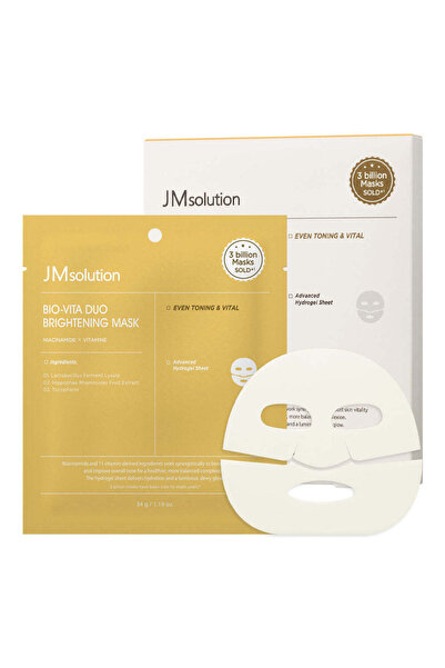 JMsolution Bio Vita Duo Brightening Hydrogel Mask (Vitamin C + E) - 4 Sheets