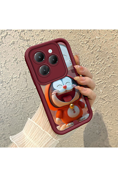 Hontinga حافظة هاتف من السيليكون الناعم متوافقة مع Infinix Hot 40/40 Pro ومضا...