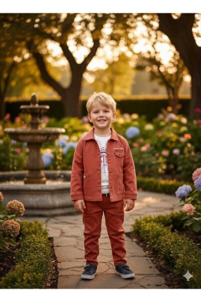 ÇOCUK GİYİM MERKEZİ Children's Jacketed 3-Piece Set