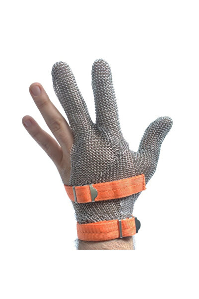 dm dikişmarket Steel Gloves Protective Steel Gloves / Butcher Gloves Anti-Cut...
