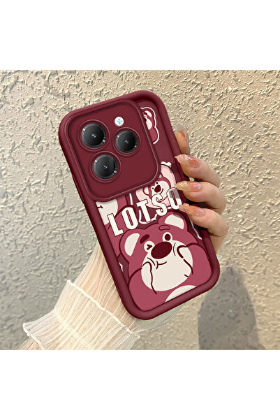 Hontinga حافظة هاتف من السيليكون الناعم متوافقة مع هاتف Infinix Hot 40/40 Pro