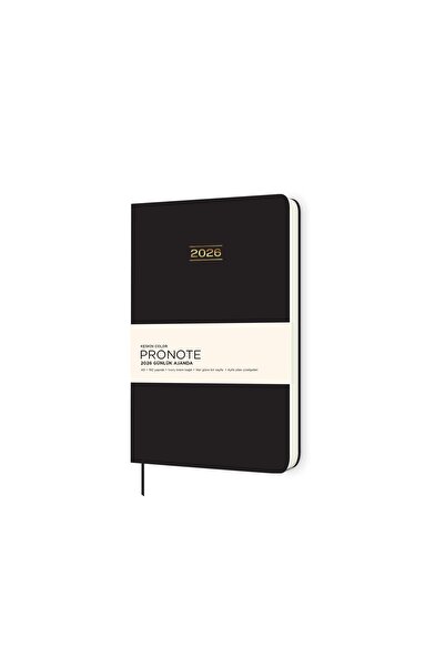 KESKİN COLOR Keskin 2026-A5 Pronote Daily Agenda - Black