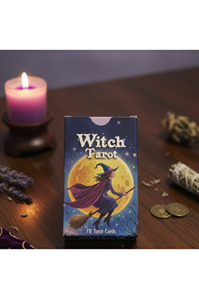 Tanem Mall Witch Tarot 78 Kart – Cadı Temalı Spiritüel Tarot Destesi