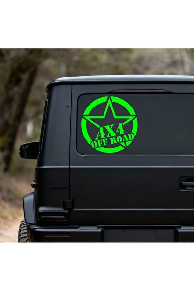 StickITsibiu 4X4 Off Road Star – 4×4 Off-Road Car Sticker – Dimensions 100x100cm.