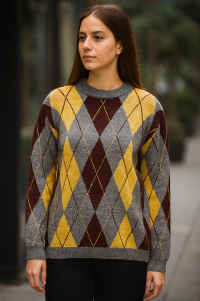 SARİTA MODA PULOVER CU MODEL BAKLAVA