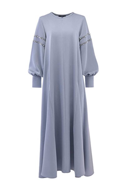 Zems Boncuklu Uzun Kadın Elbise