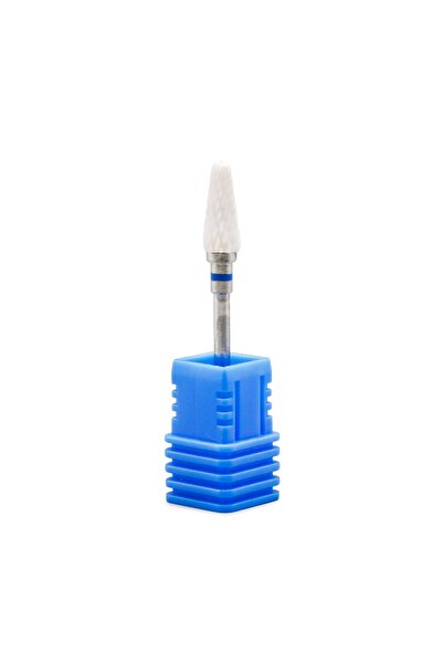 Pauco Profesional Bit Cap Freza Unghii Ceramica, Albastru (Medie), Pauco - Con