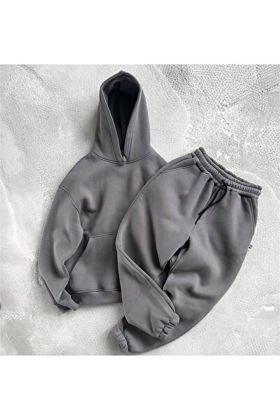 THANBUTİK Three Thread Fleece O Oversized Set