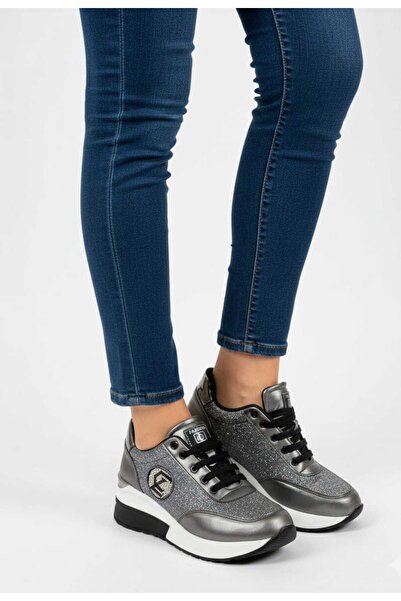 VARLIK AYAKKABI New Season Hidden Heel Rhinestone Sneakers