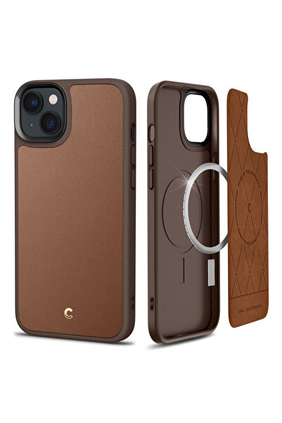 Spigen Carcasă Cyrill Kajuk Mag MagSafe pentru Apple iPhone 14 Plus/15 Plus, maro