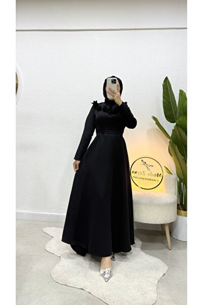 moda zeynaa Gül Elbise